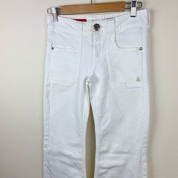 AG Adriano Goldschmied ‘The Byblos’ Flare Leg Modern White Jeans - Picture 2 of 7